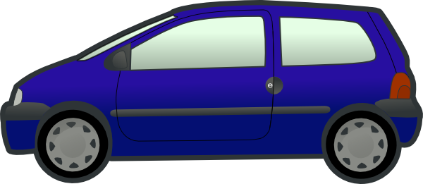 Blue Compact Hatchback Car Illustration - Free Vector Graphic