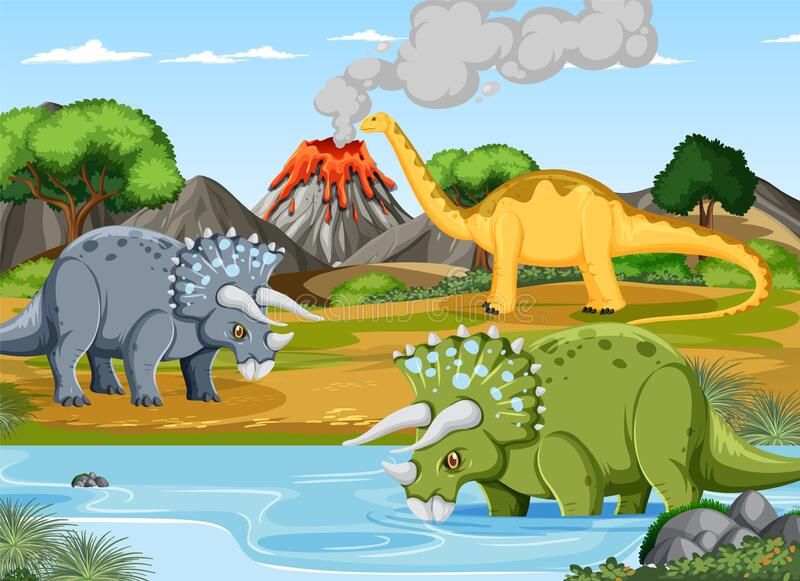 forests dinosaur - Clip Art Library