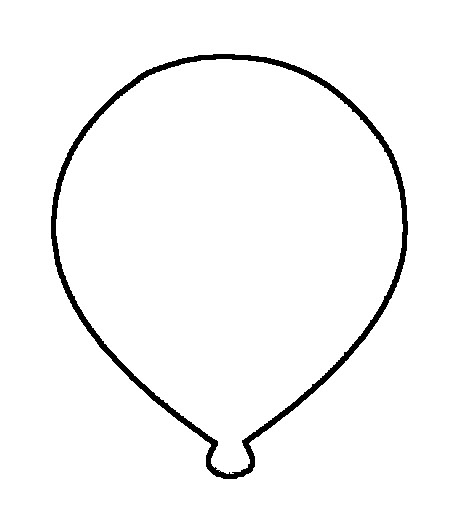 Balloon Outline Clipart - Free Vector Illustration for Design & Print