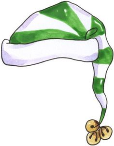 Festive Elf Hat Illustration - Free Clipart for Holiday Designs