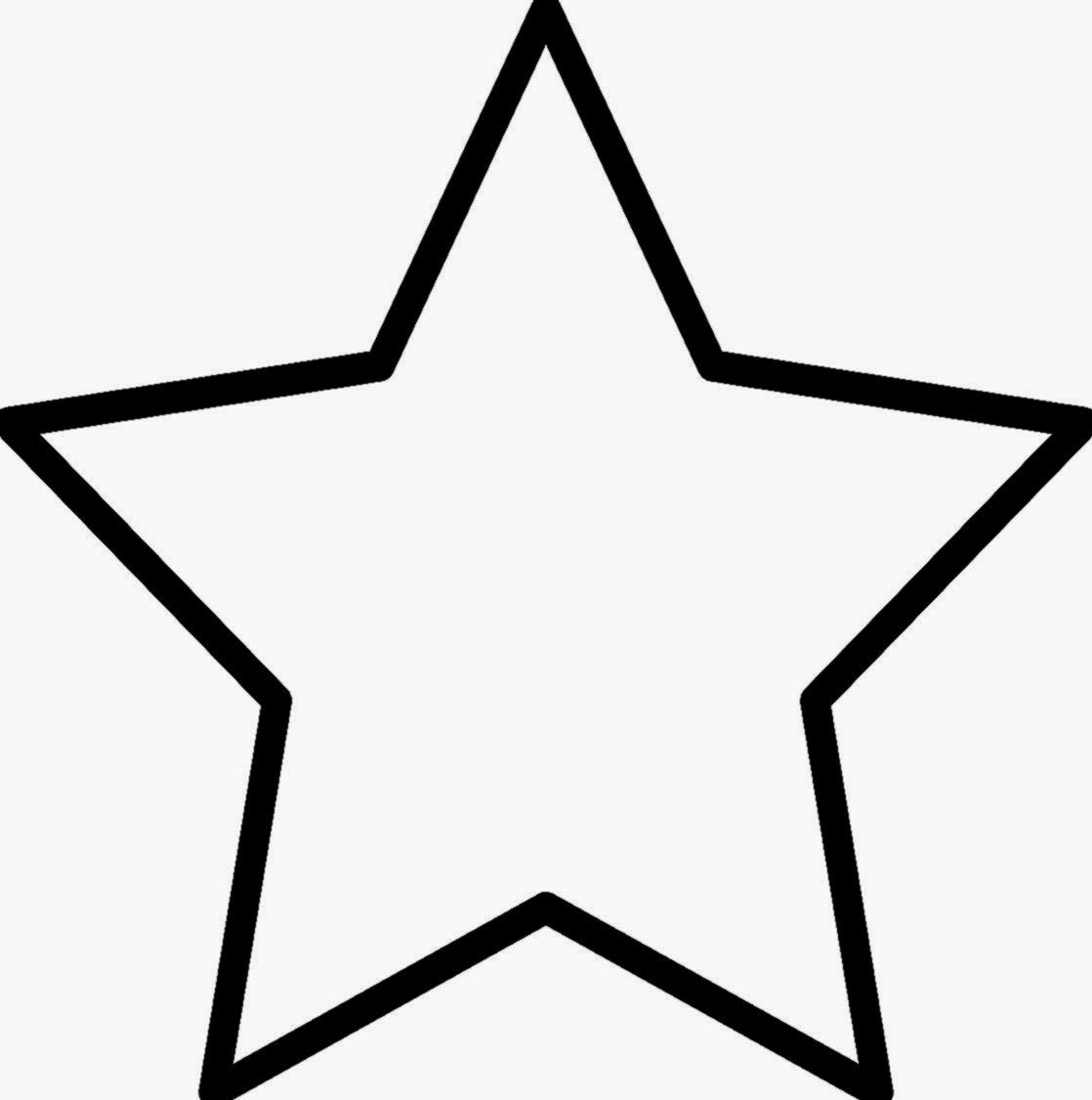 Simple black outline of a five-pointed star on white background.