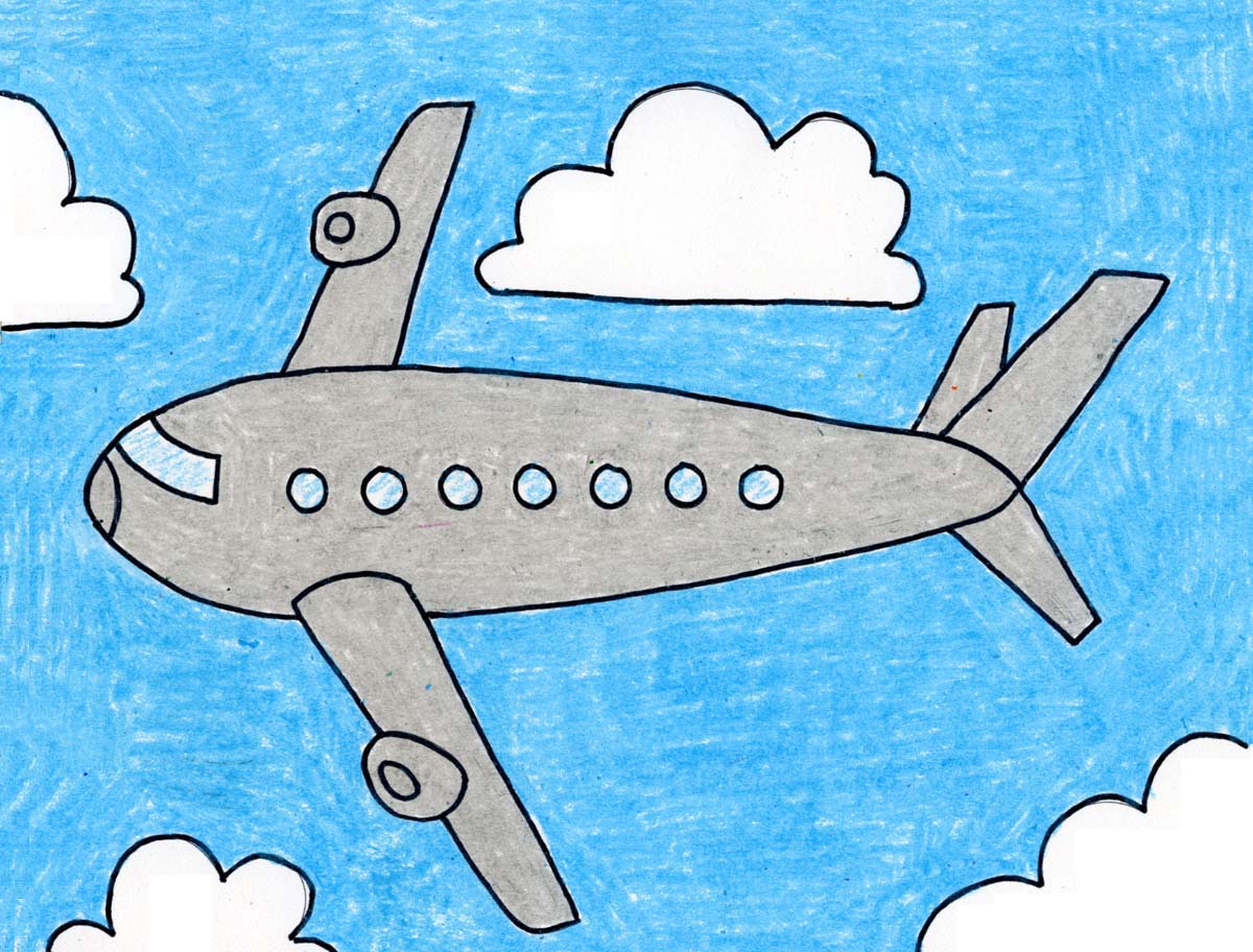 Airplane aircraft clip art free vector in open office drawing svg ...