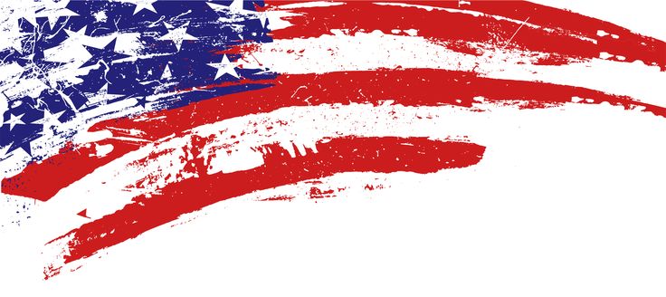 Distressed American Flag Graphic - Patriotic Design for Web & Print
