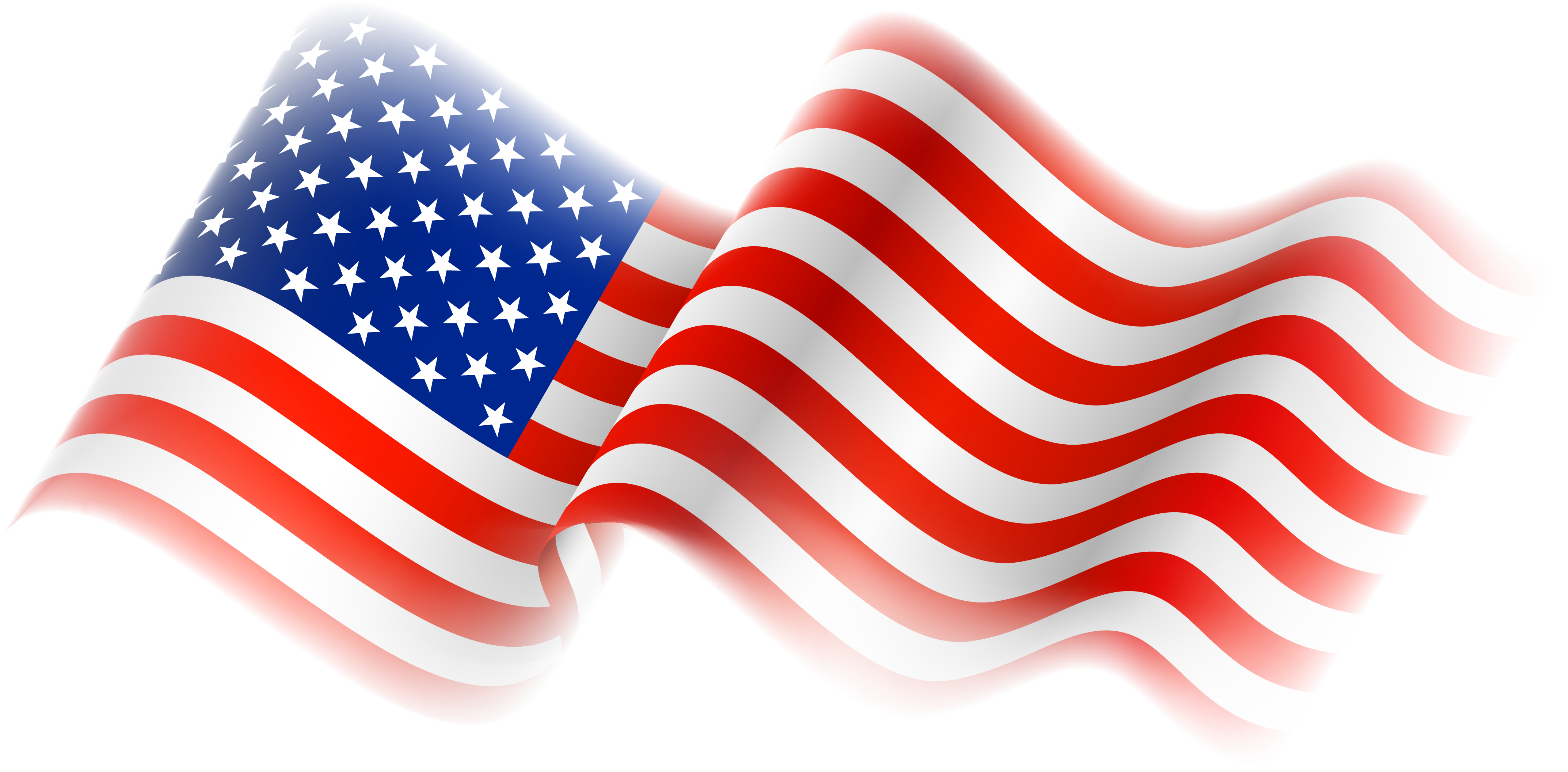 American Flag PNG - High-Quality Waving U.S. Flag Image for Download