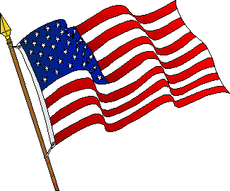 American Flag Illustration - Patriotic Symbol of the United States