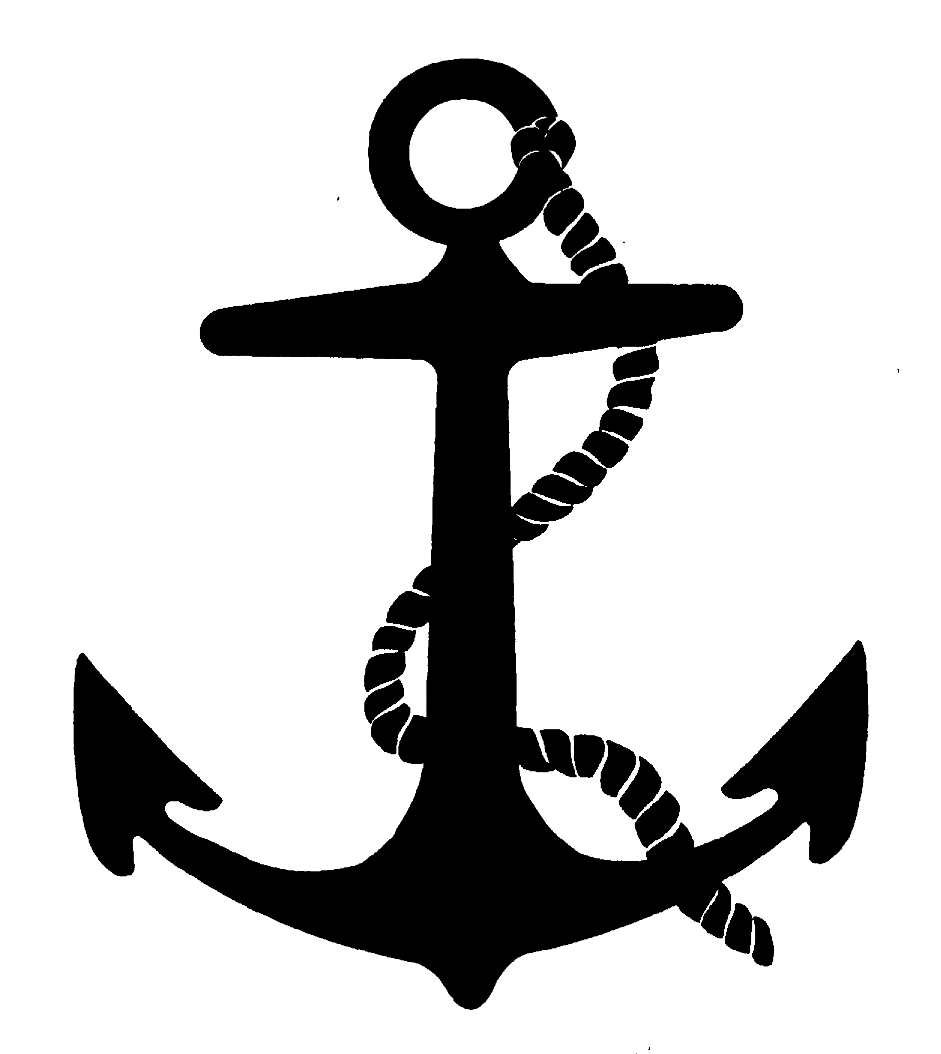 Classic Anchor Silhouette - Nautical Symbol & Design Element