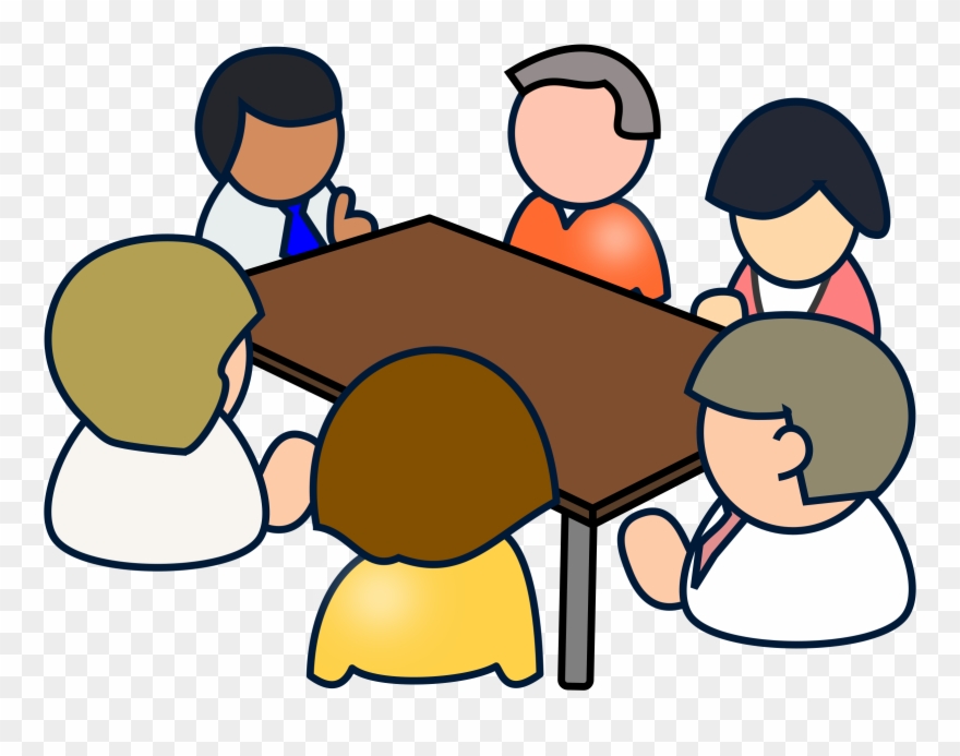 Team Collaboration Meeting Illustration - Free Clipart for Business & Education