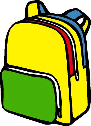 School backpack- Digital back to school clipart. ai eps png pdf and jpg 300  DPI files included, digital files instant download.