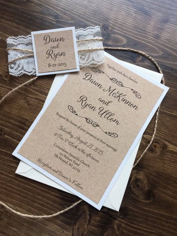 rustic invitations - Clip Art Library