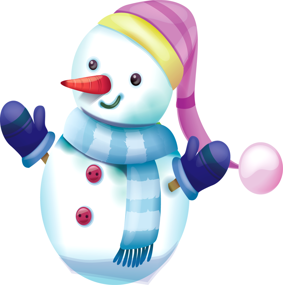 Snowman clipart, winter fun, christmas scrapbook, cute snowman clip art ...