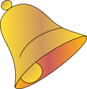 Golden Bell Icon - Notification & Alert Symbol for Web and Apps
