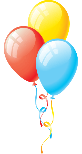Festive Balloon Illustration for Celebrations and Events