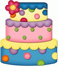 cartoon birthday cake no candles - Clip Art Library