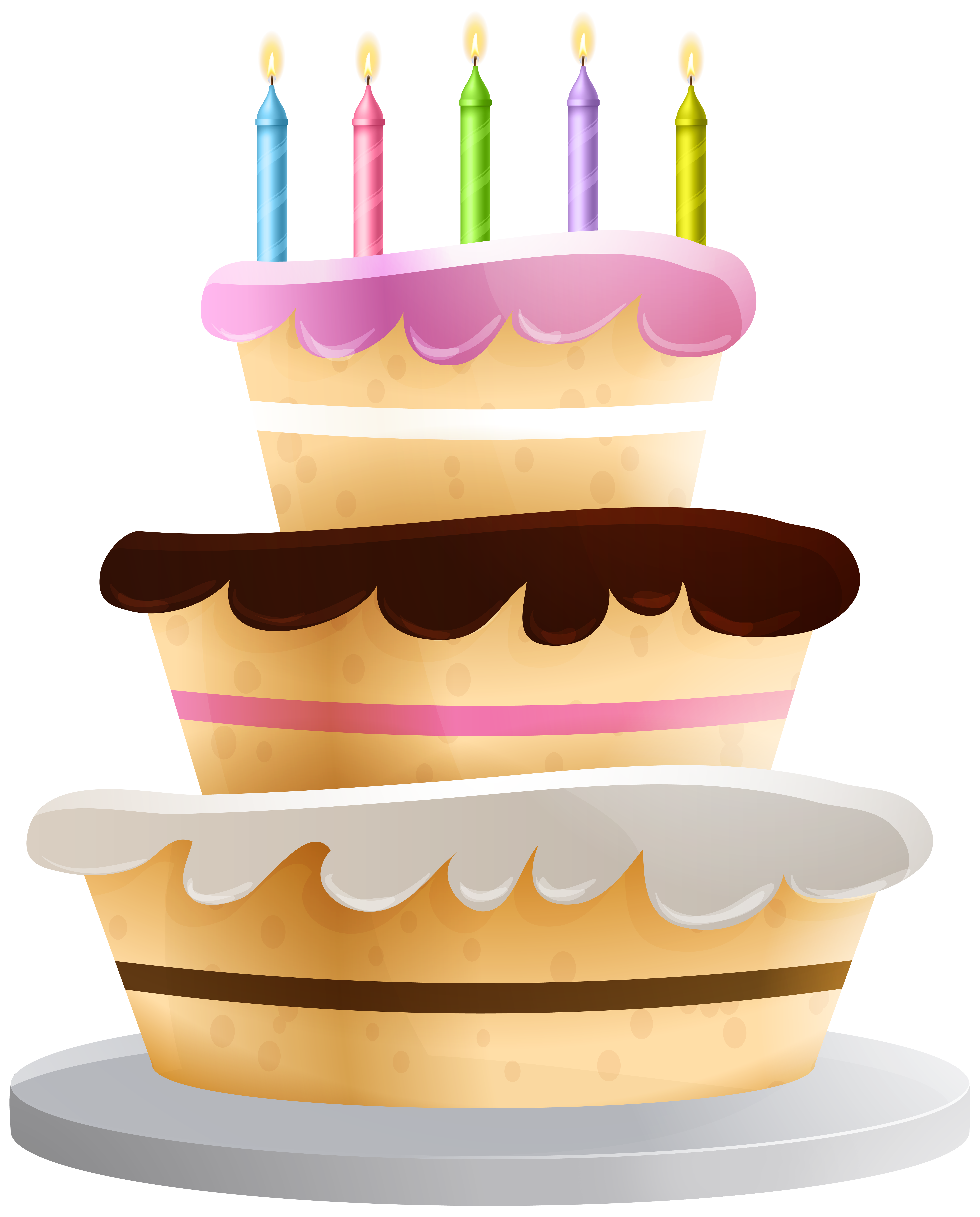 Cute cartoon 6 year birthday with chocolate cake PNG - Similar PNG