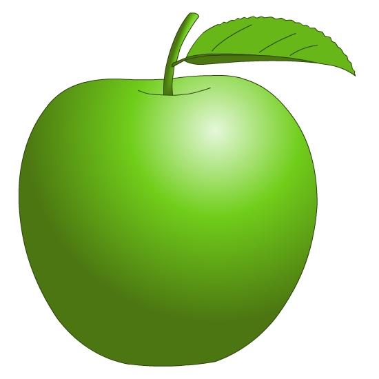 Green Apple Illustration - Fresh, Crisp, and Naturally Vibrant