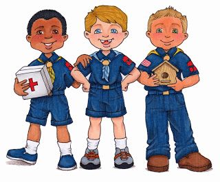 Cub Scouts Illustration - Diversity, Service, and Outdoor Learning