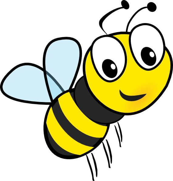 Friendly Cartoon Bee Illustration for Kids’ Content & Educational Sites