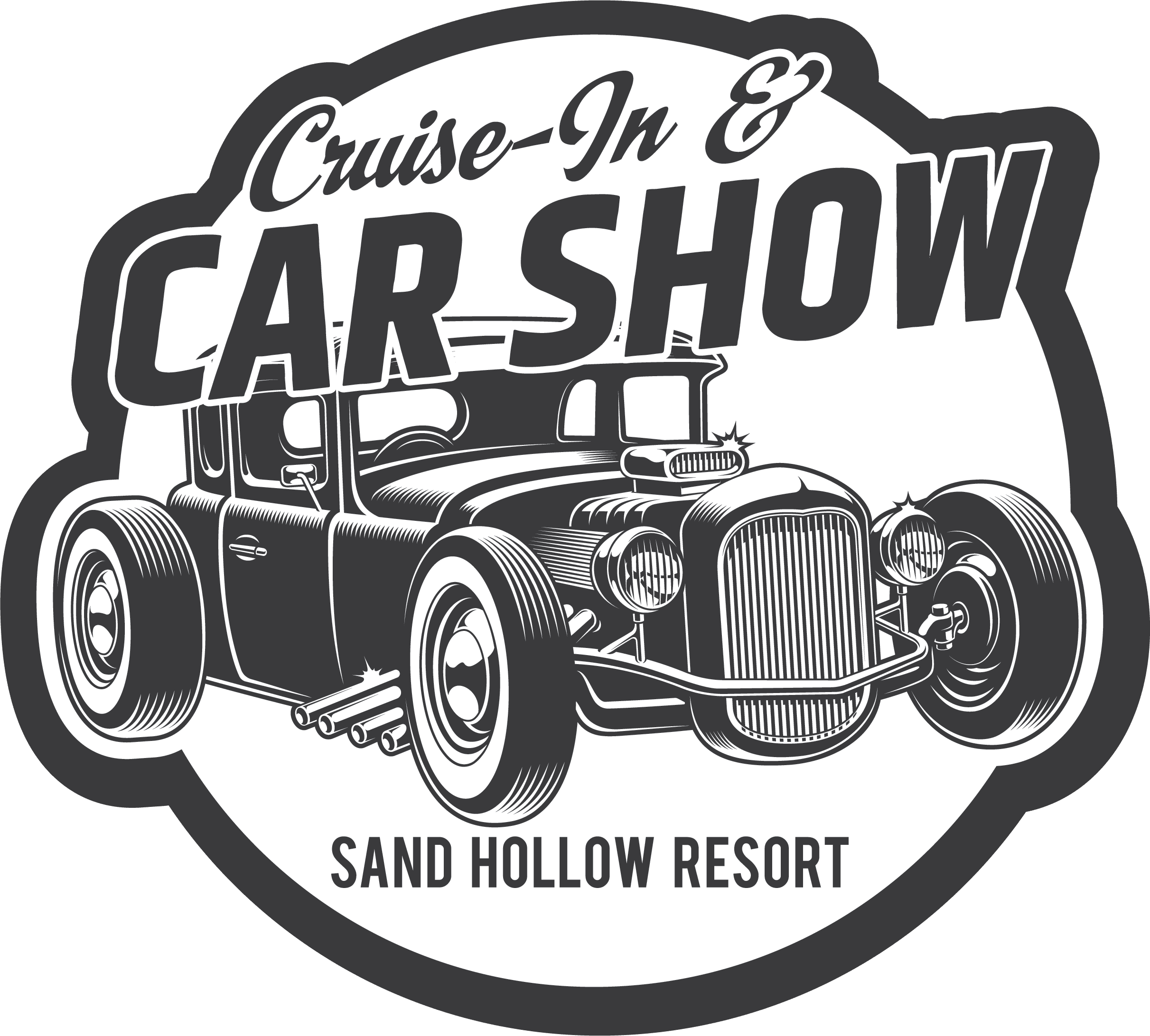 Classic Car Show Emblem Logo Stock Vector Royalty Free Clip Art Library