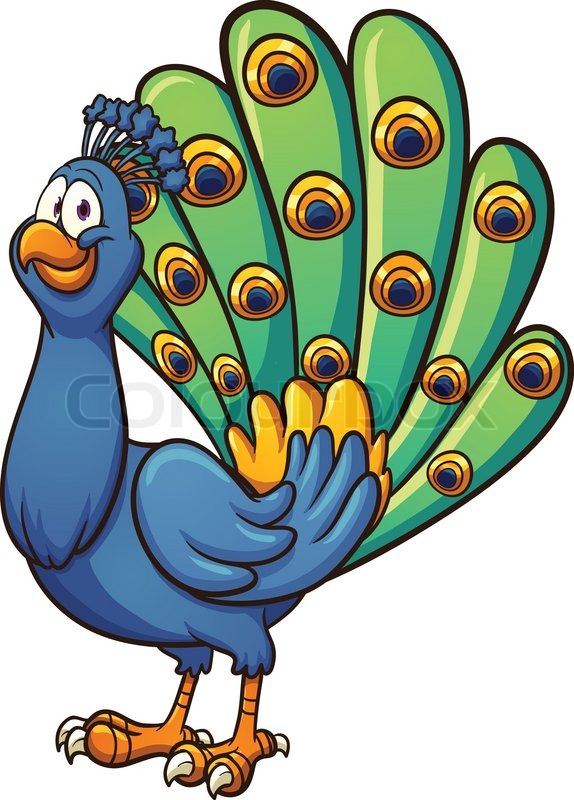 Peacocks - Clip Art Library