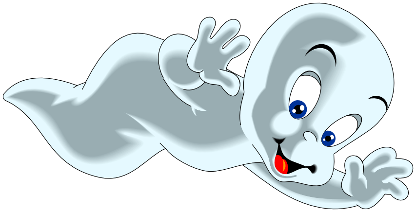 Casper the Friendly Ghost Cartoon | Casper ghost, Cartoon clip art ...