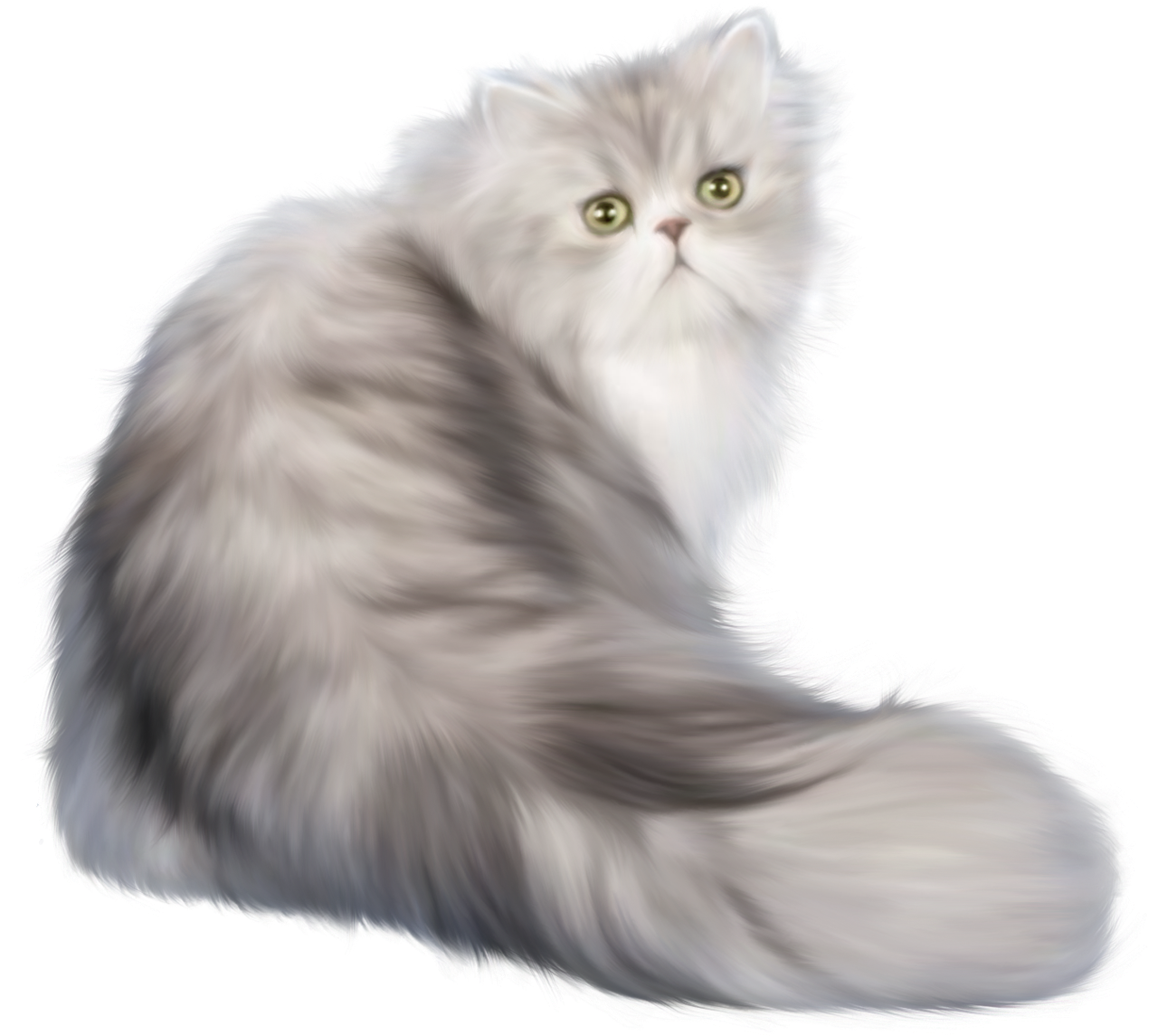 furry-cats-clip-art-library