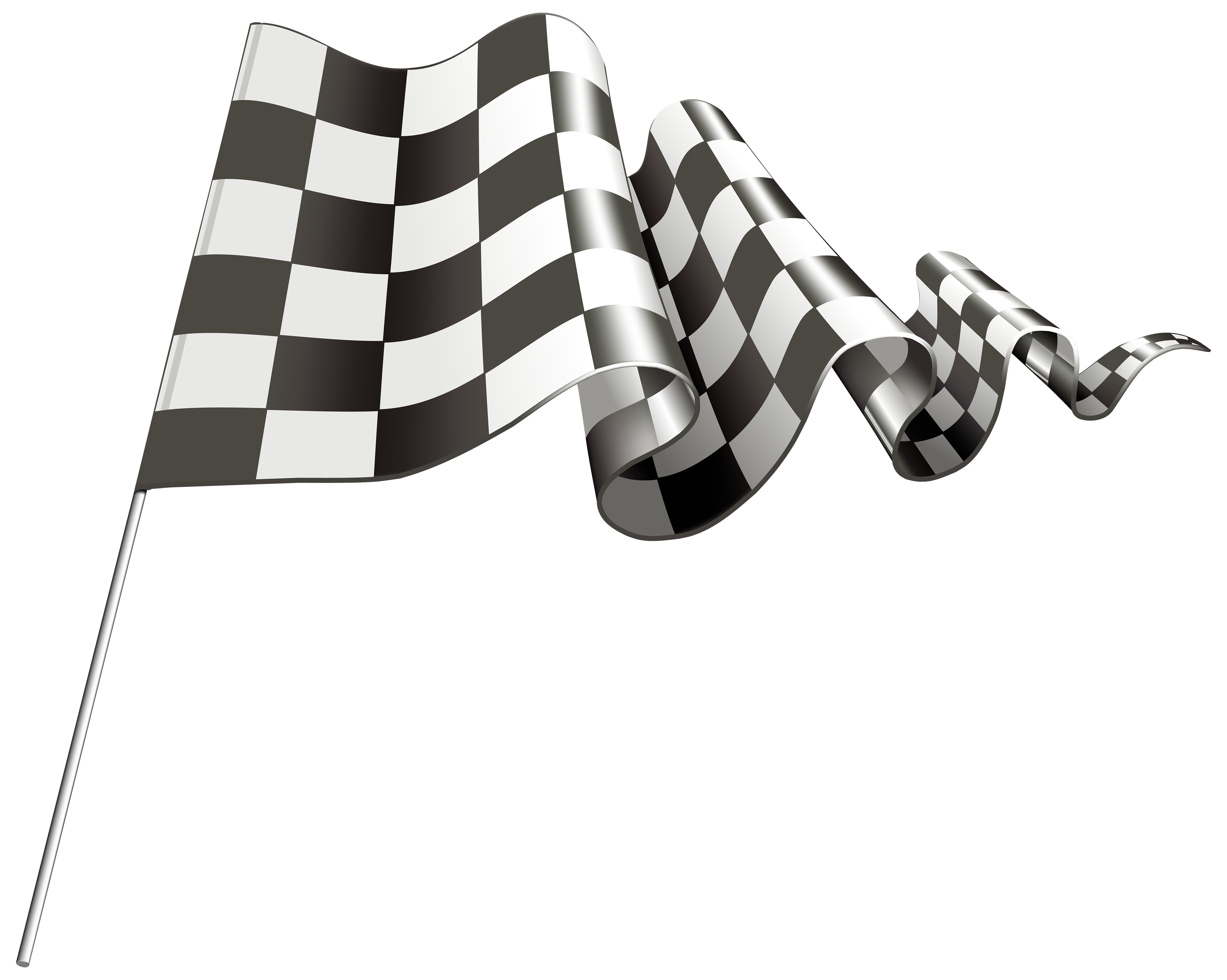Checkered Flag Ribbon