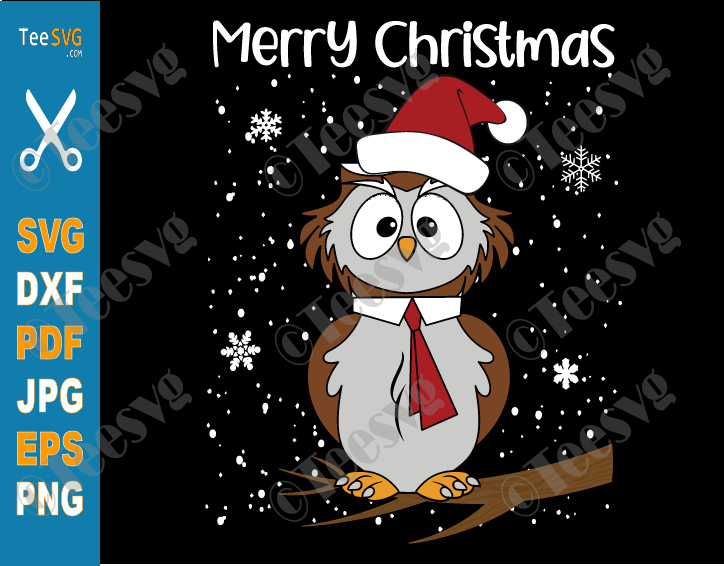 1 Baby Owl Christmas Santa Png - Clip Art Christmas Owls - Clip Art Library