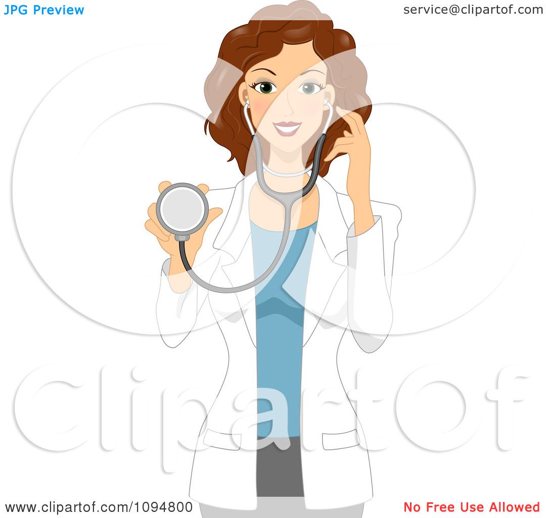 Friendly Doctor with Stethoscope - Medical Professional Illustration