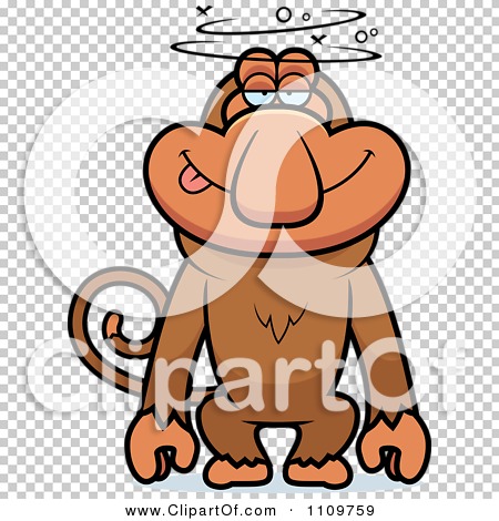 Dizzy Monkey Clip Art - Free Vector Illustration for Fun Projects