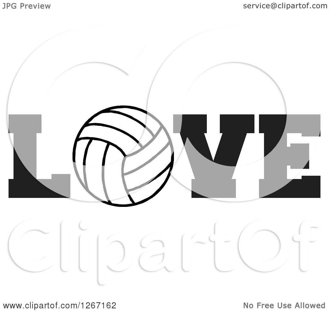 Volleyball Love Volleyball Player Digital Art by EQ Designs - Fine ...