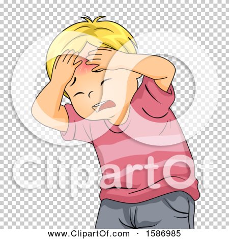 Royalty-Free (RF) Clipart Illustration of a Hurt Boy With A Big - Clip ...