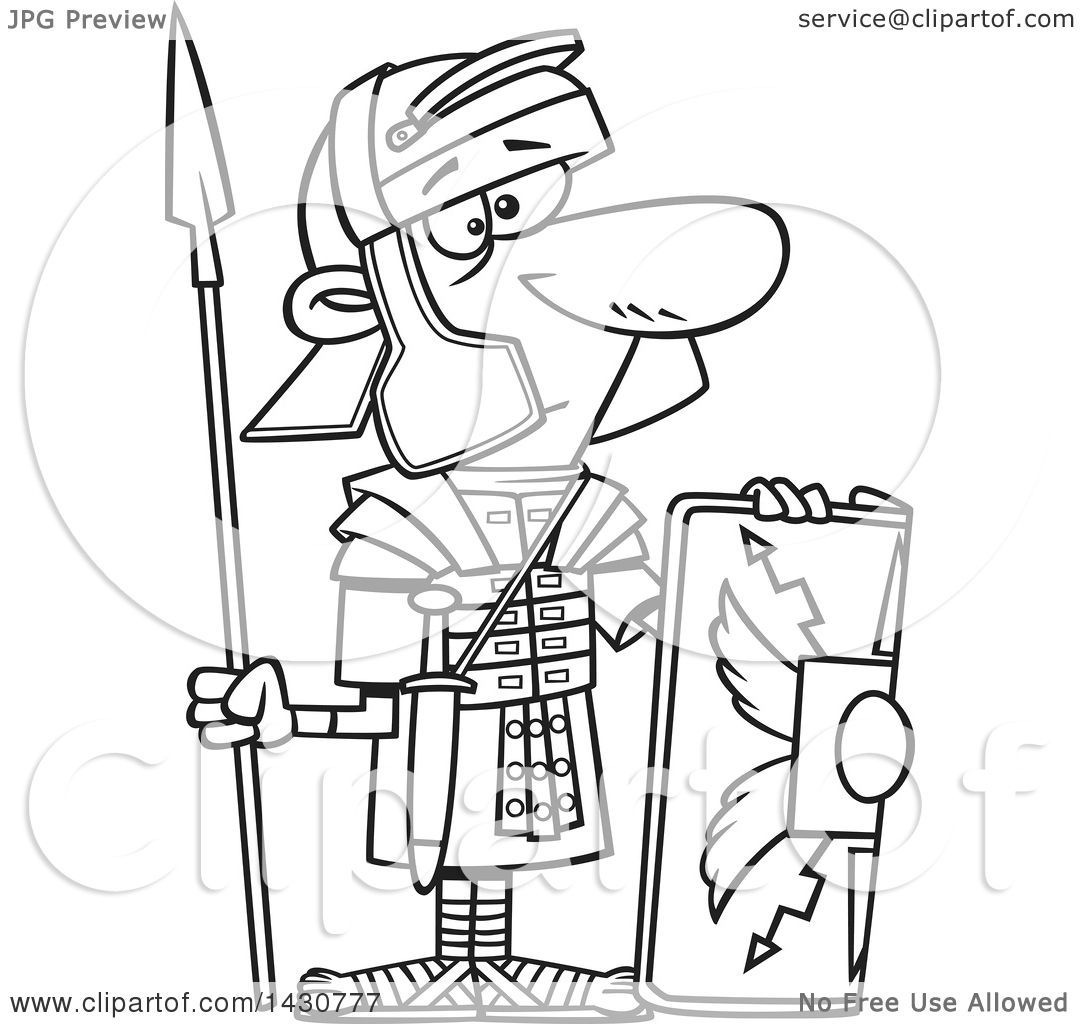 roman soldier - Clip Art Library