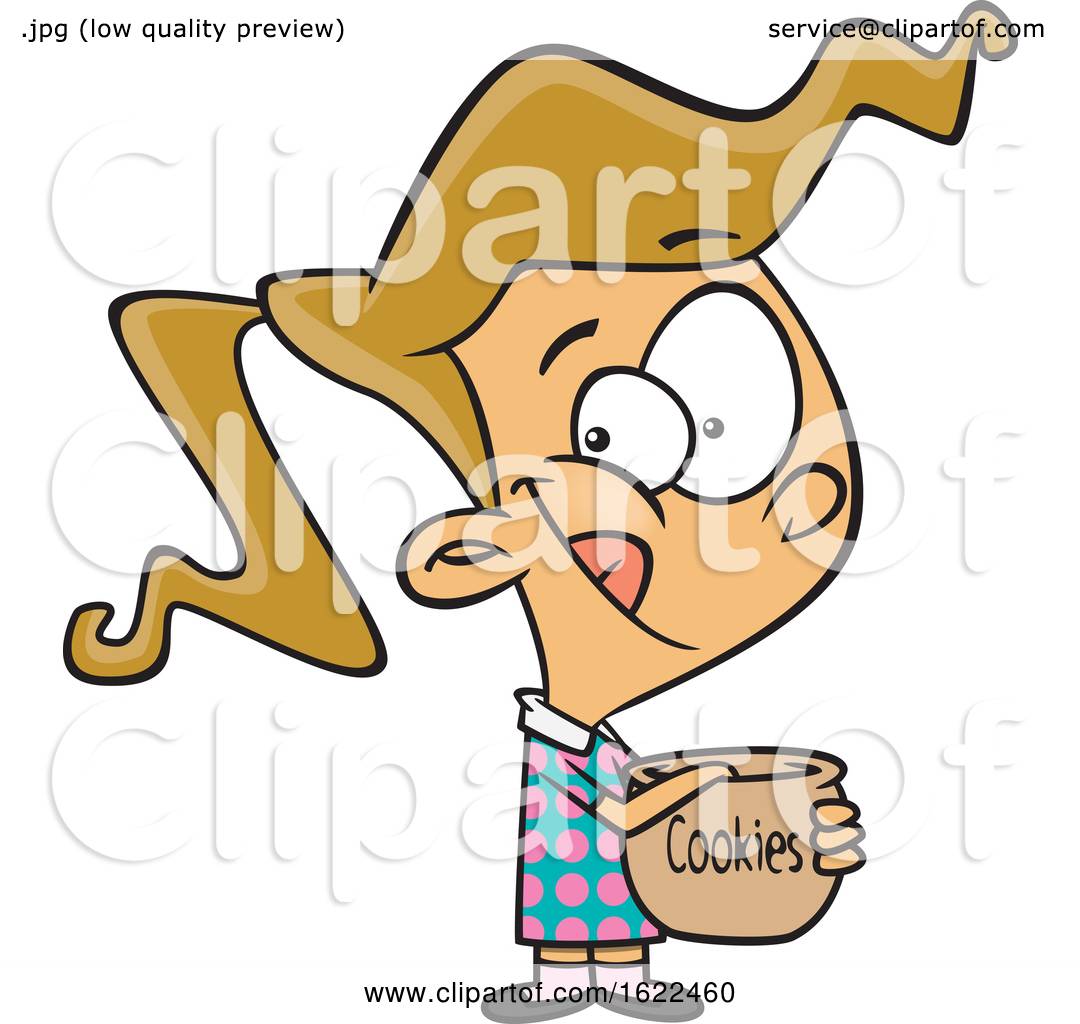 Cartoon Of Woman Reaching Up Over White Background Royalty Free - Clip 