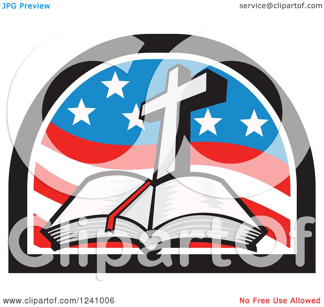 cross and bible - Clip Art Library