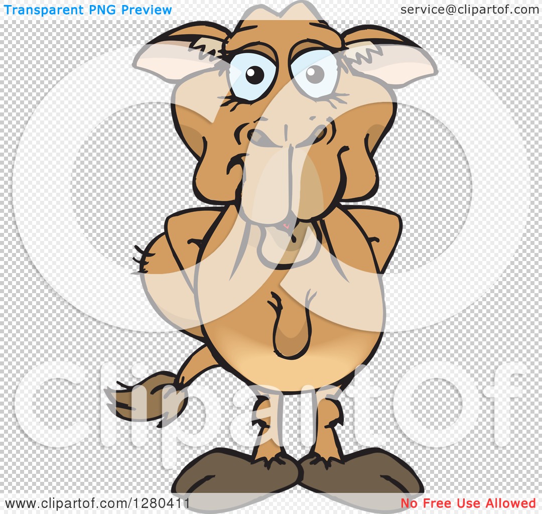 Friendly Cartoon Camel Clipart - Transparent PNG Download