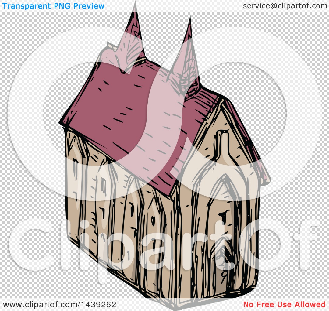 Illustrated Wooden Birdhouse Clipart - Free PNG Download (Restricted Use)