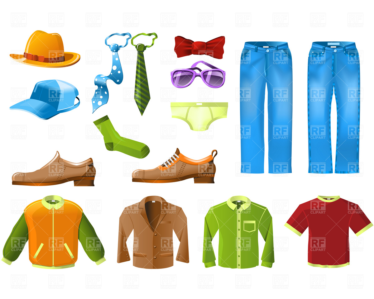 Spring Summer Clothing Clipart, Clothes Clipart, Spring Clipart