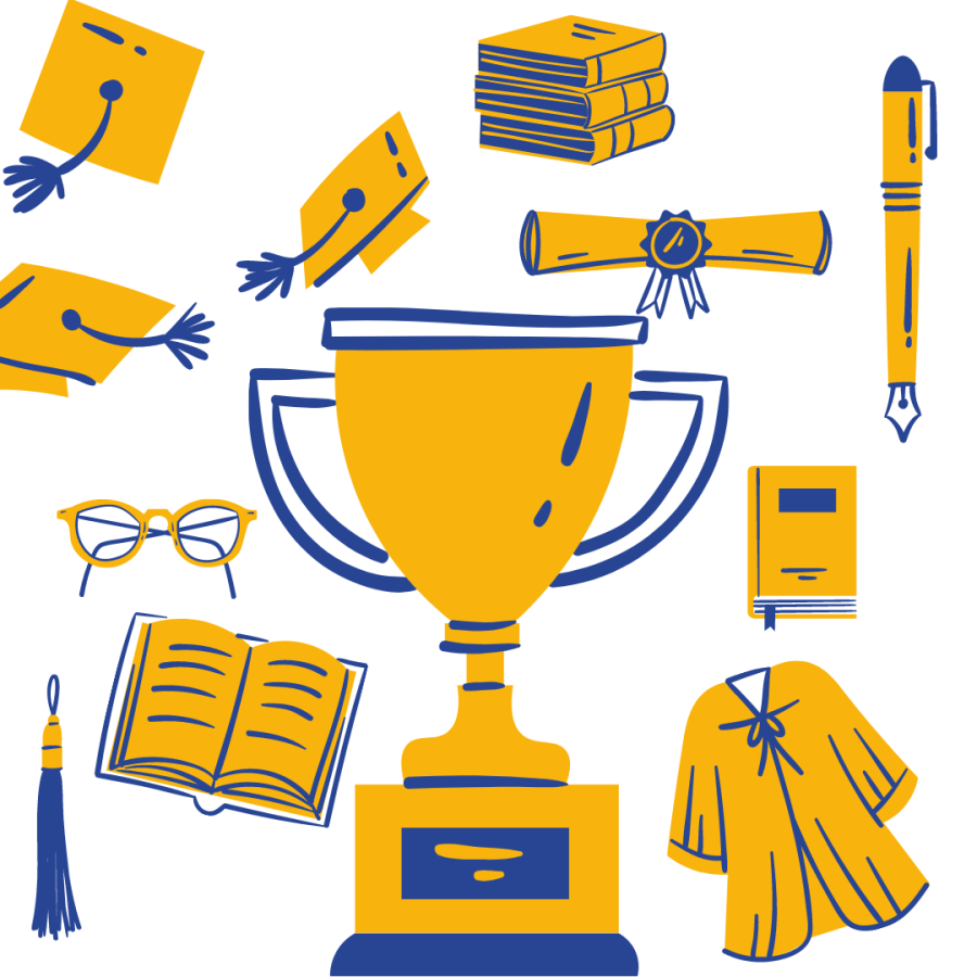 Academic Achievement Icons - Celebrating Education & Success