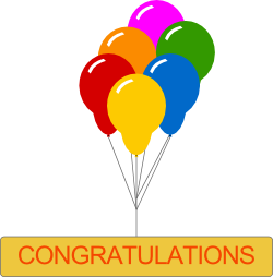 Congratulations Balloon Celebration Image - Free Download & Usage