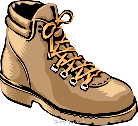 hiking boots - Clip Art Library