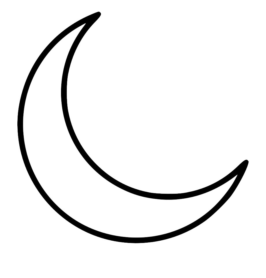 Crescent Moon PNG Clipart - PNG All - Clip Art Library