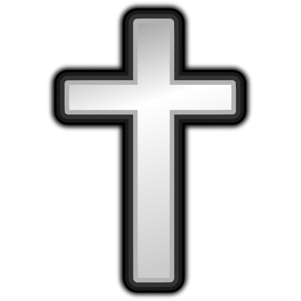 Christian Cross Icon - High-Quality Religious Symbol for Web Use