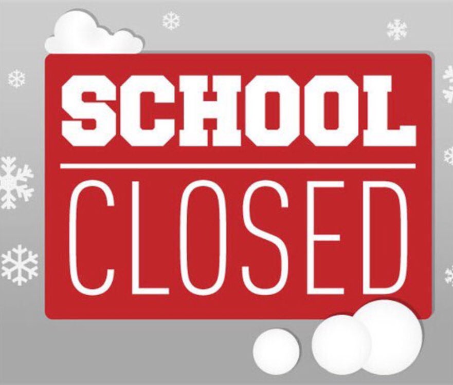 school closings clip art