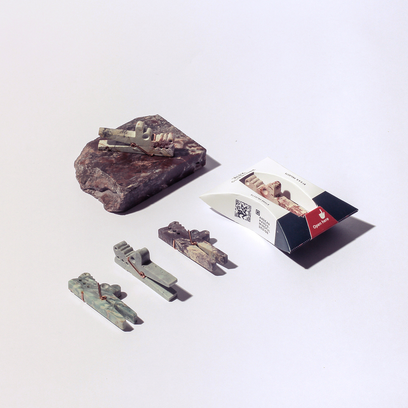Andean Stone Clothespins - Mindful Design by D.A.R. Projects