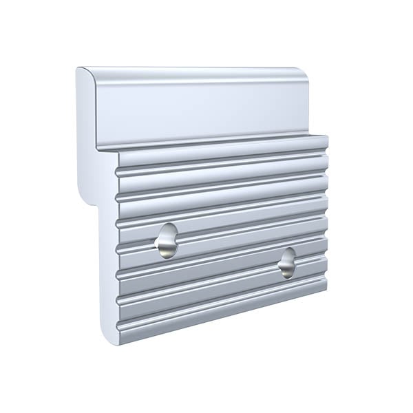 Aluminum Heatsink with Ribbed Fins - Thermal Management Component