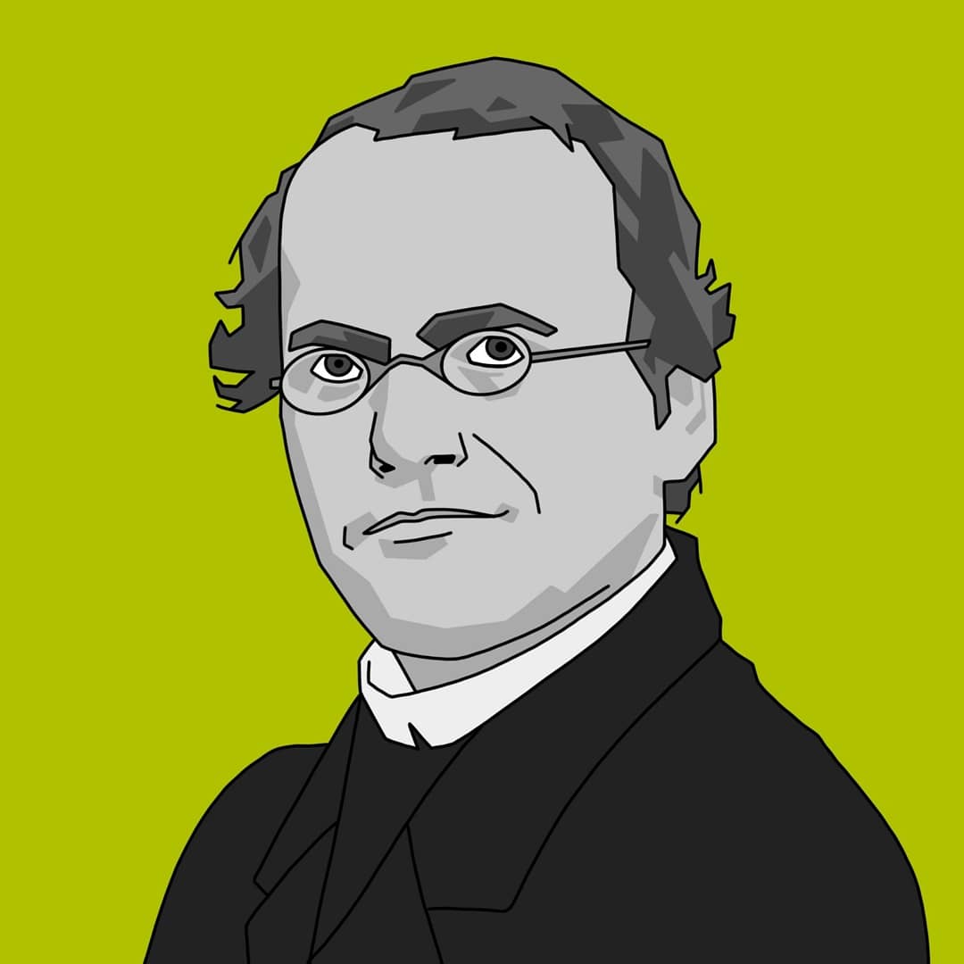 Gregor Mendel Sticker by alapapaju - Clip Art Library