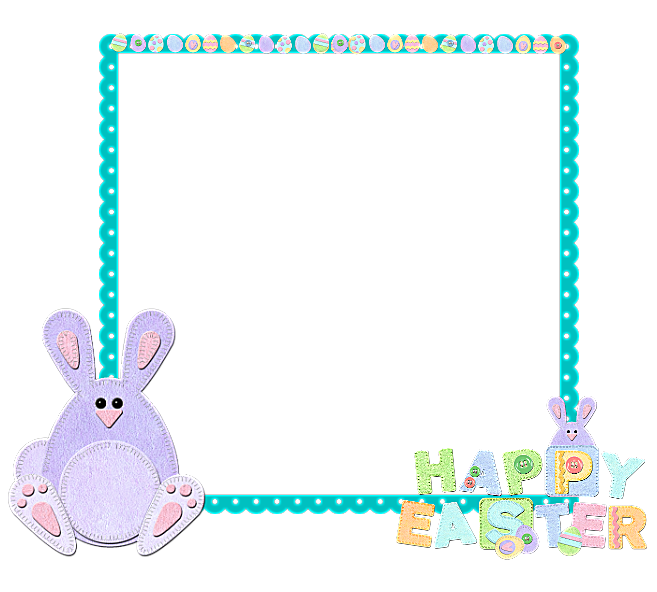 Easter Frame Png Clipart Easter Bunny Clip Art - Easter Frame Png ...