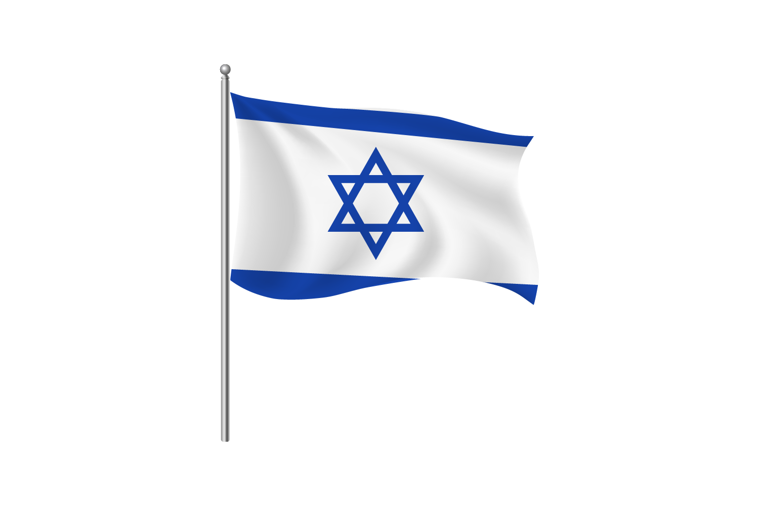 israeli flags - Clip Art Library