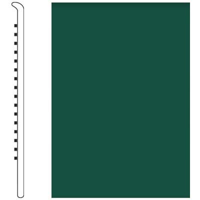 Dark green rectangular panel beside a white vertical ruler with black markings.
