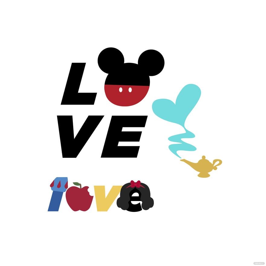 disneys love - Clip Art Library